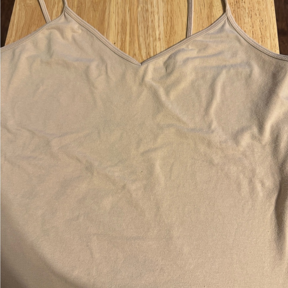 Women's Tan Spaghetti Strap Top